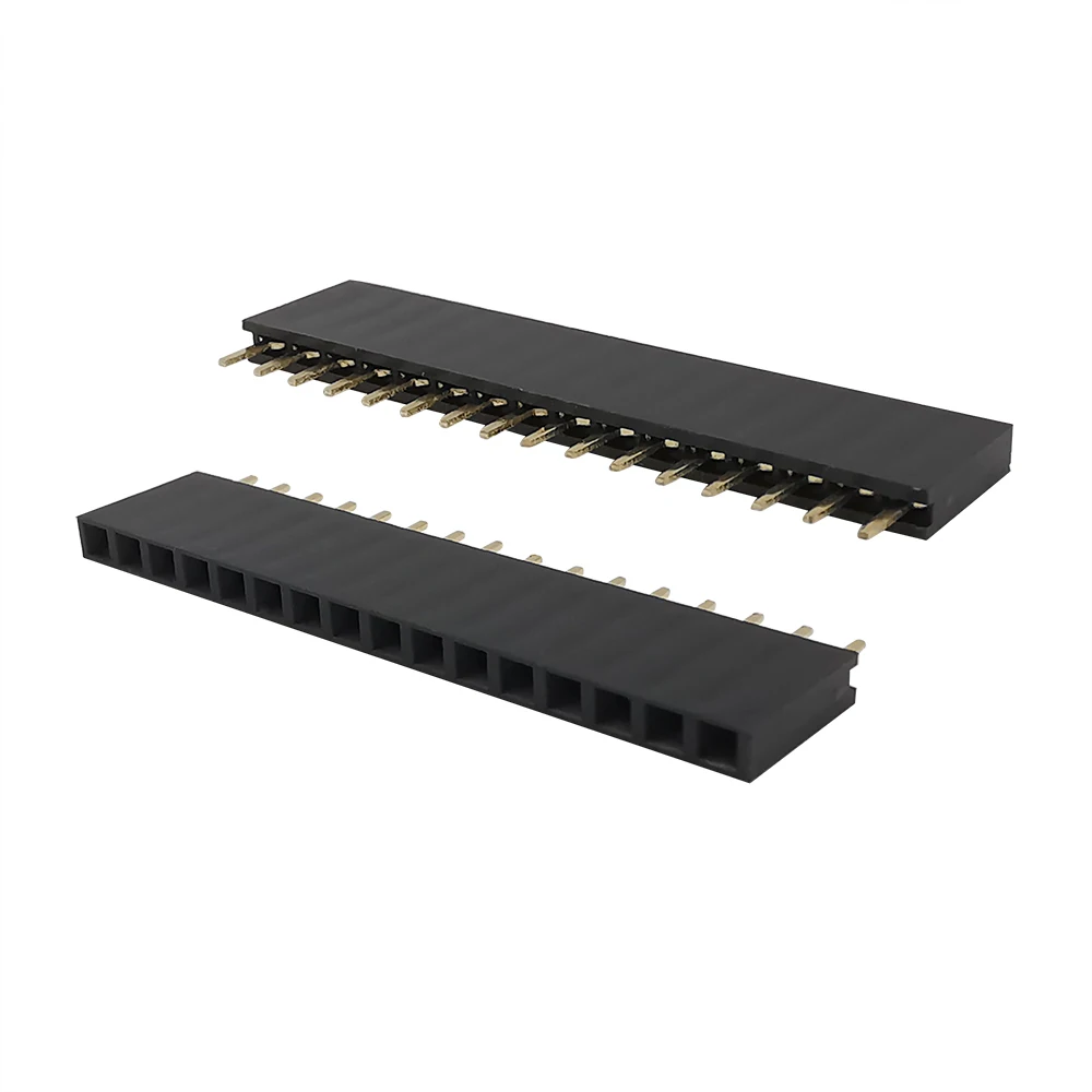 10/20Pcs 2P~40 Pin Pitch 2.54 mm Straight Single Row Female Socket PCB Board Pin Header Strip Connector for Arduino