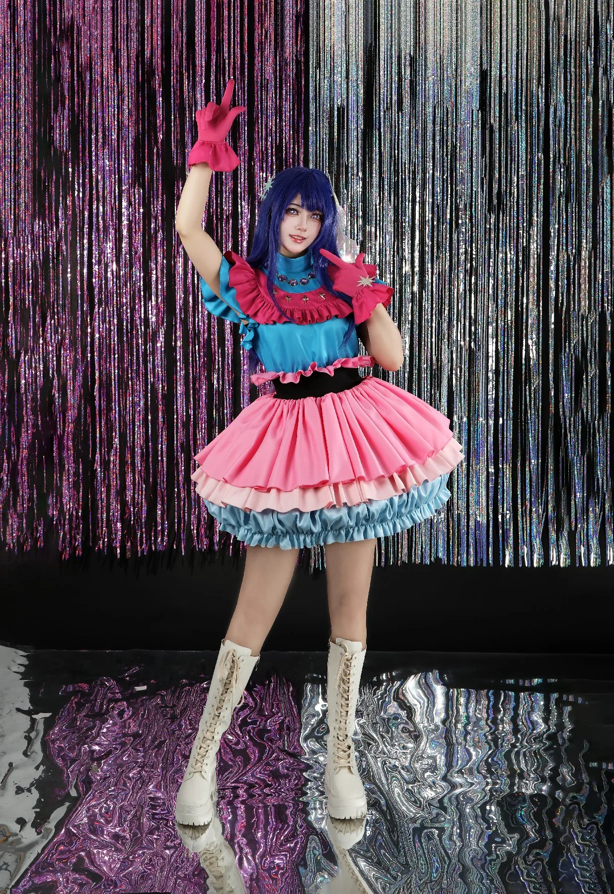 Disfraz de Cosplay de Oshi of Ko S3 Ai, Disfraz de Amine Hoshino Rubii, Vestido de Disfraz de Mem Cho Arima, Ropa para Fiesta de Carnaval de Halloween
