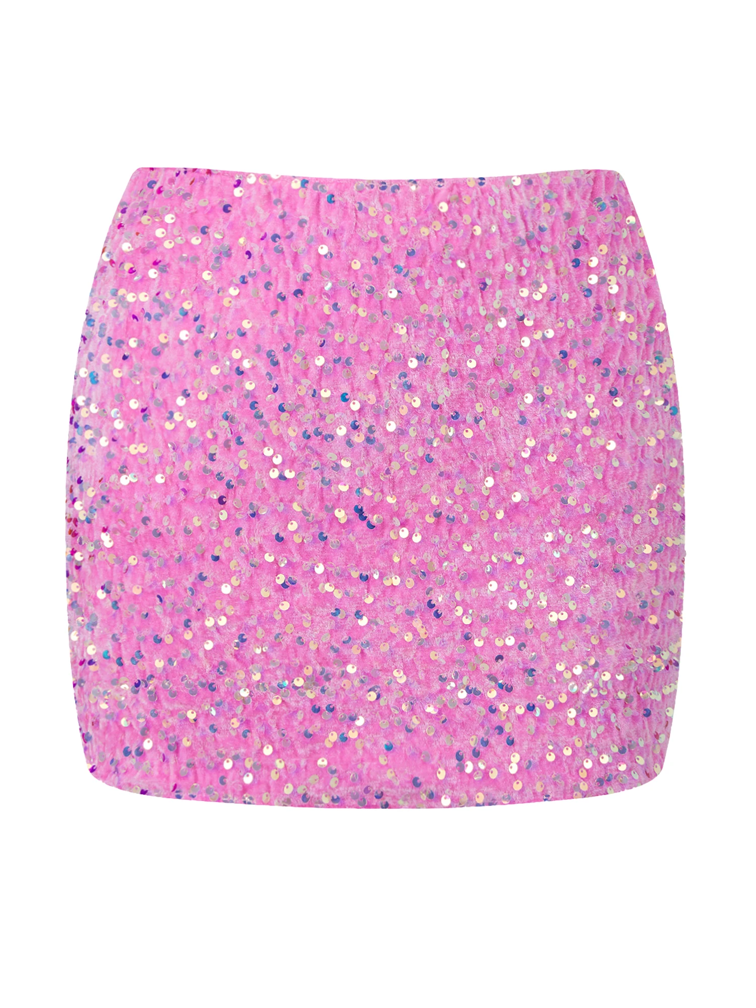 여성용 스팽글 미니 스커트 패션 반짝이는 핏 숏 펜슬 스커트 패션 클럽 스커트