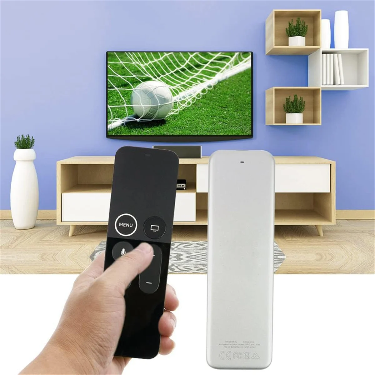 

B57AReplace Remote Controller A1962 EMC3186 TV Remote for Apple TV Siri 4K A1842 5Th 2017/A1625 4Th 2015