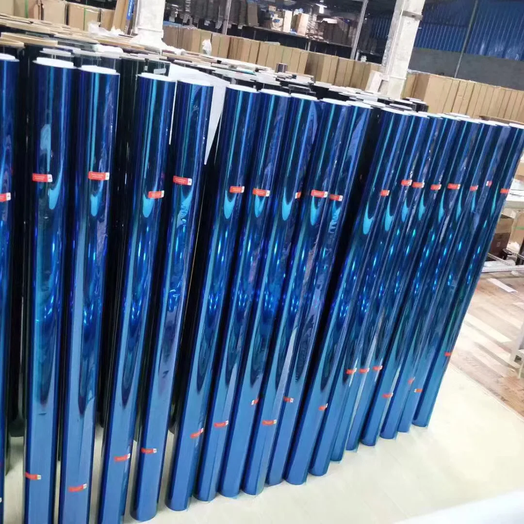 Blue Window Tint Film Smart Film for Car Window Tint Adjustable Electric Window Tinting Film