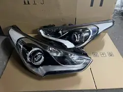 Car Headlight assembly For Hyundai veloster led DRL daytime running light turn signal head lamp
