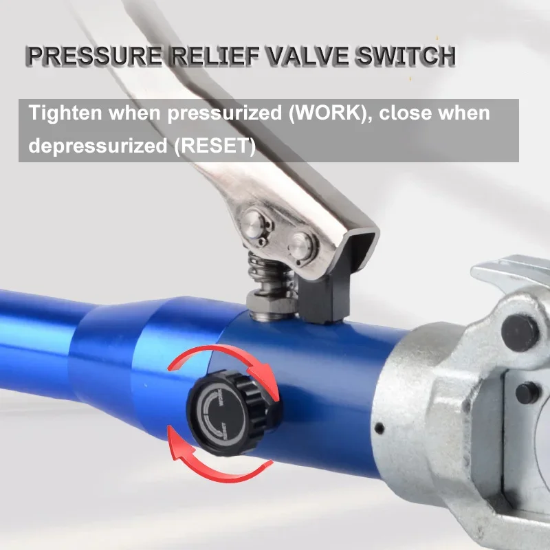 Tang Crimping Hidrolik Manual Tang Crimp untuk Pipa Aluminium-Plastik Pipa Tembaga Pipa Baja Tahan Karat Air Berdinding Tipis