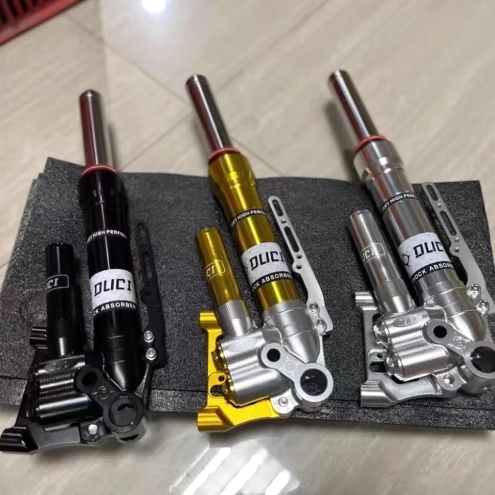 380/400mm 33core Motorcycle Front Suspension Hydraulic Front Shock Absorber For Niu N1S NQI U+B Ninebot E80C F90 Scooter Modify
