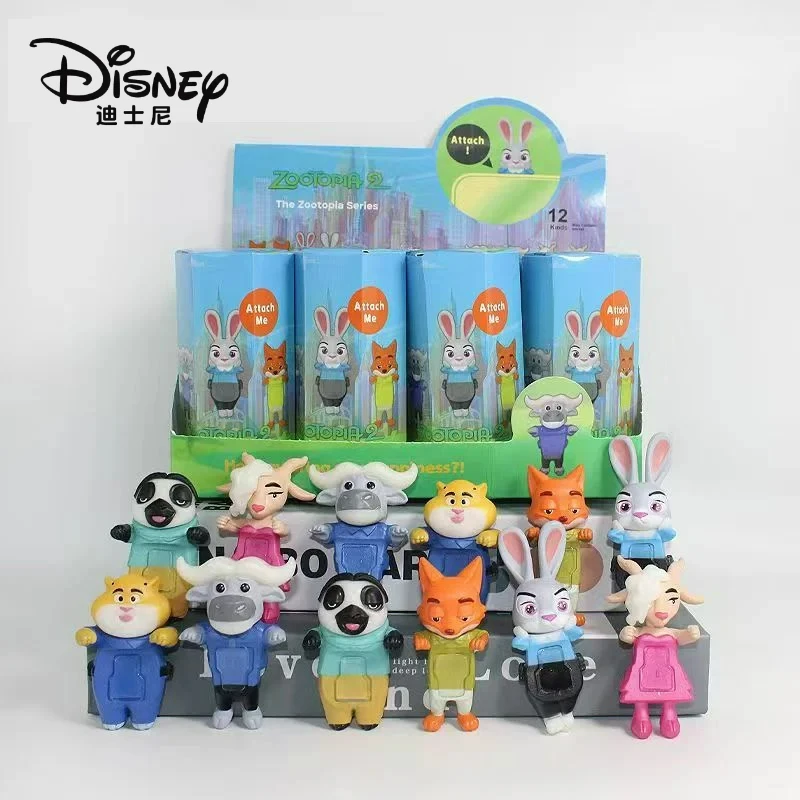 

Фигурки аниме Disney Zootopia 2, слепая коробка, случайная серия, коллекционные куклы, подарок для фанатов, детский день рождения