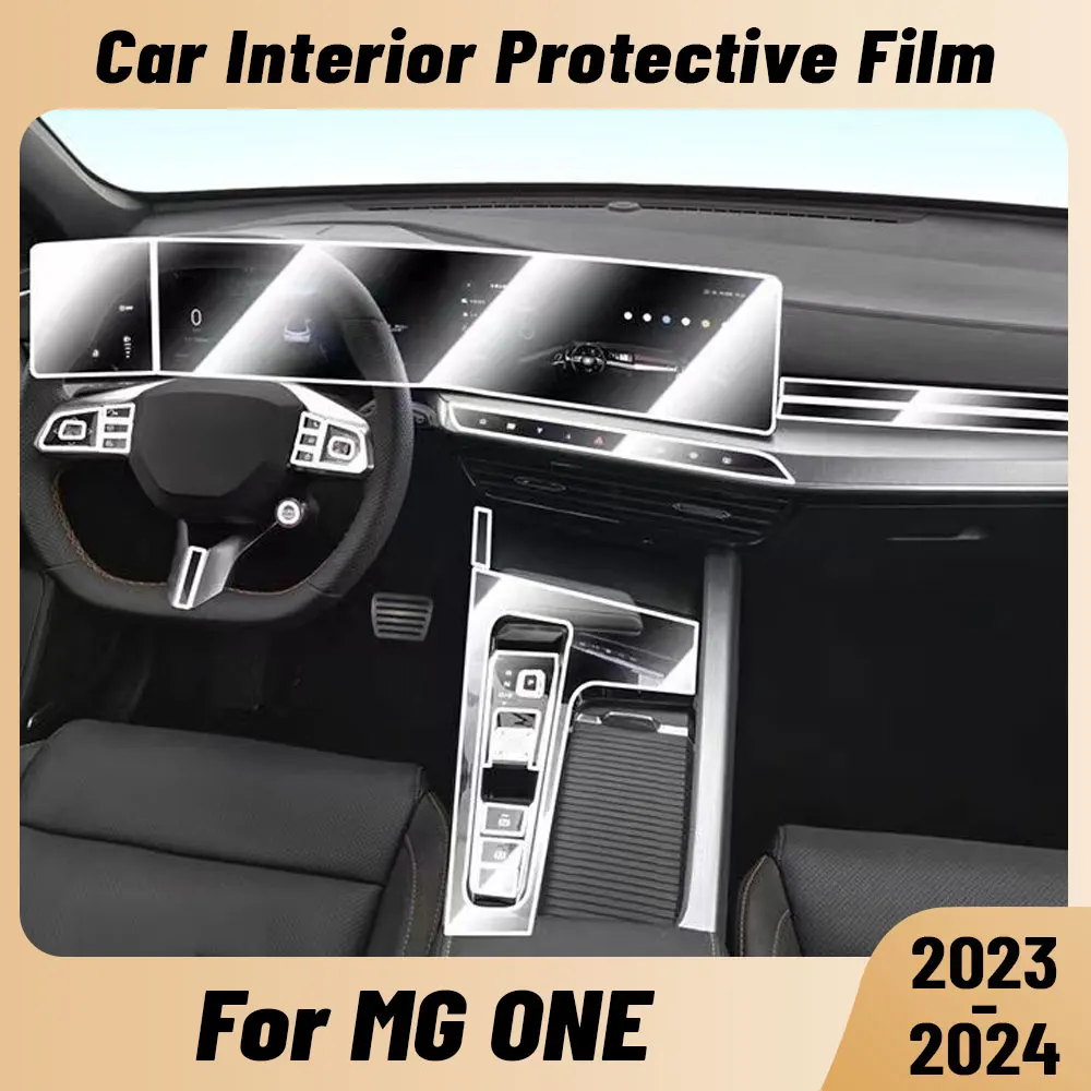 

Anti-scratch Car Interior Center Console Media Dashboard Navigation TPU transparent Protector Film For MG ONE 2023 2024