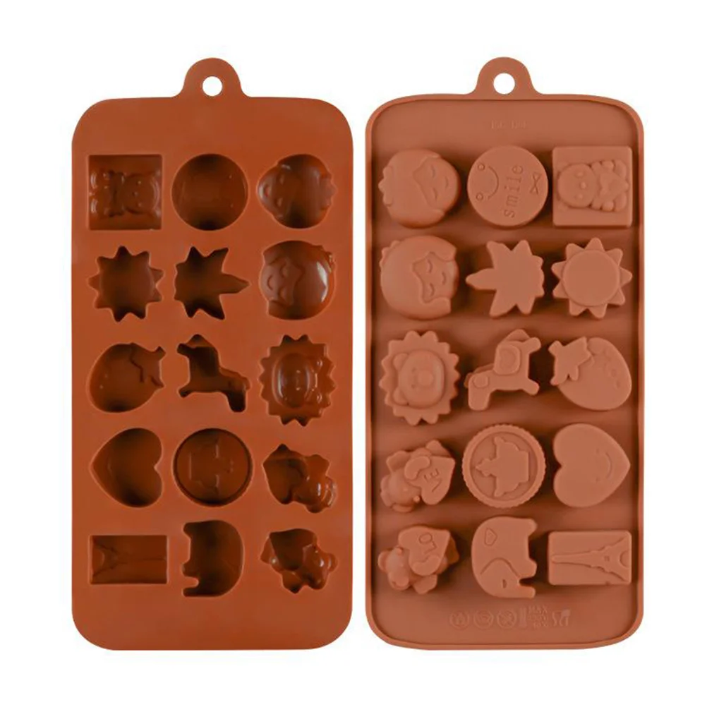 

Chocolate Silicone Molds Non-Stick Cartoon Animal Shape Baking Cake Candy Jelly Mold Bakeware Microwave Freezer Safe