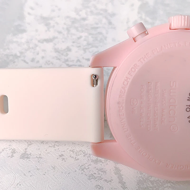 Correa Universal de goma para reloj inteligente Blancpain Omega x moonswatch, accesorio de repuesto colorido, 20 y 22mm