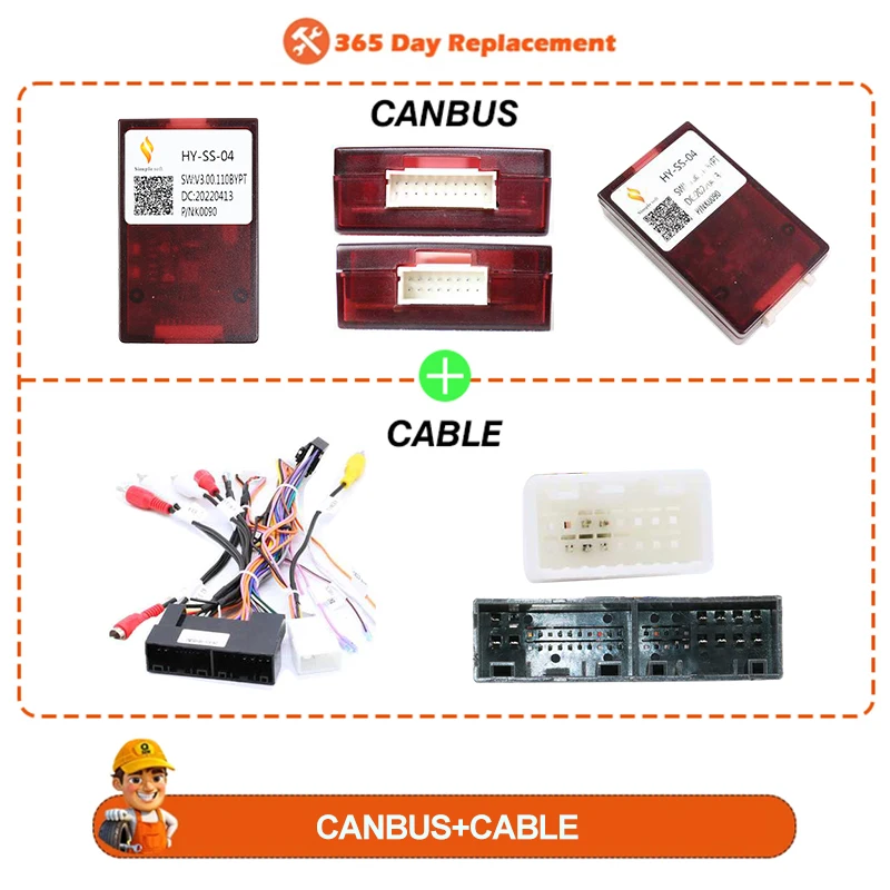 Car Radio Canbus Box Wiring Harness Adapter For HYUNDAI SONATA/VERACRUZ /AZERA GRANDEUR/Tucson /ANTAFE/IX45 2012 Car Power Cable