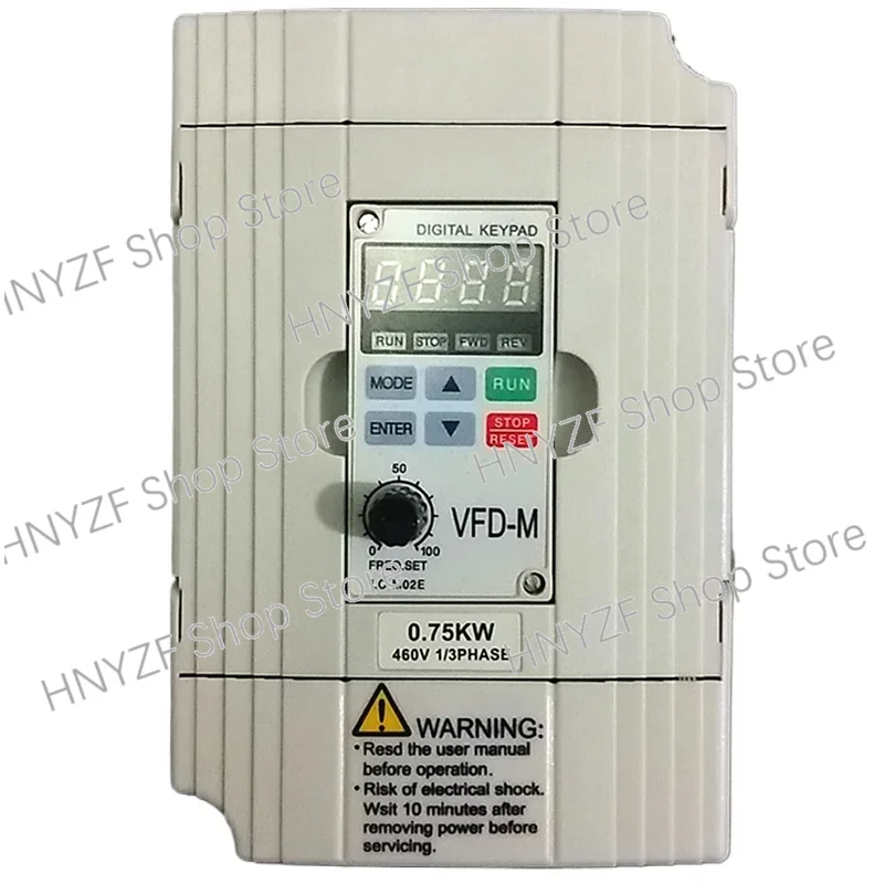 

Inverter VFD007M43B vfd015m43b vfd022m43b Three Phase 380V 0.75KW 1.5KW 2.2KW Frequency frequency converter