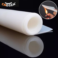 Translucent Silicone Rubber Sheet White Silicone Gasket No Peculiar Smell High Temperature Resistance Silicone Sheet 0.5-5mm