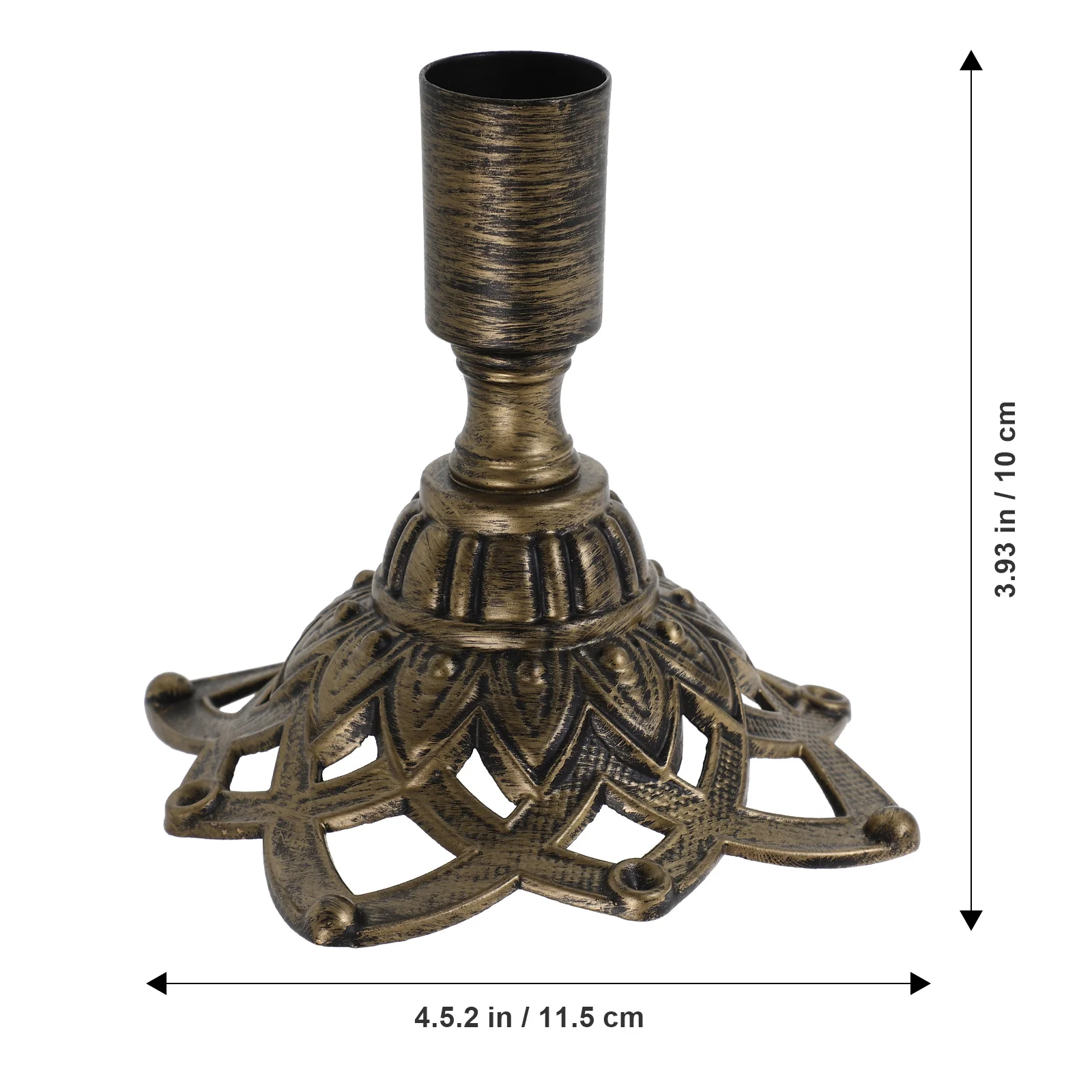 

European Style Candlestick Metal Taper Holder For Wedding Christmas Party Vintage Iron Art Centerpiece Tabletop Decoration