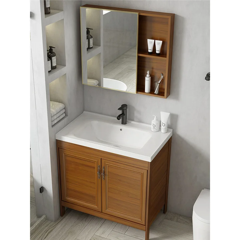 

Шкаф для умывальника Шкаф для ванной комнаты Комбинированная ванная комната Балкон Керамический встроенный напольный тип