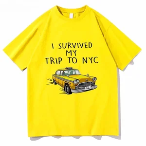 Camiseta masculina unissex Tom Holland, camiseta casual de algodão, mesmo estilo, sobrevivi a minha viagem a Nova York, telemetria, moda 6 principais vendas tom holland camisa - №5