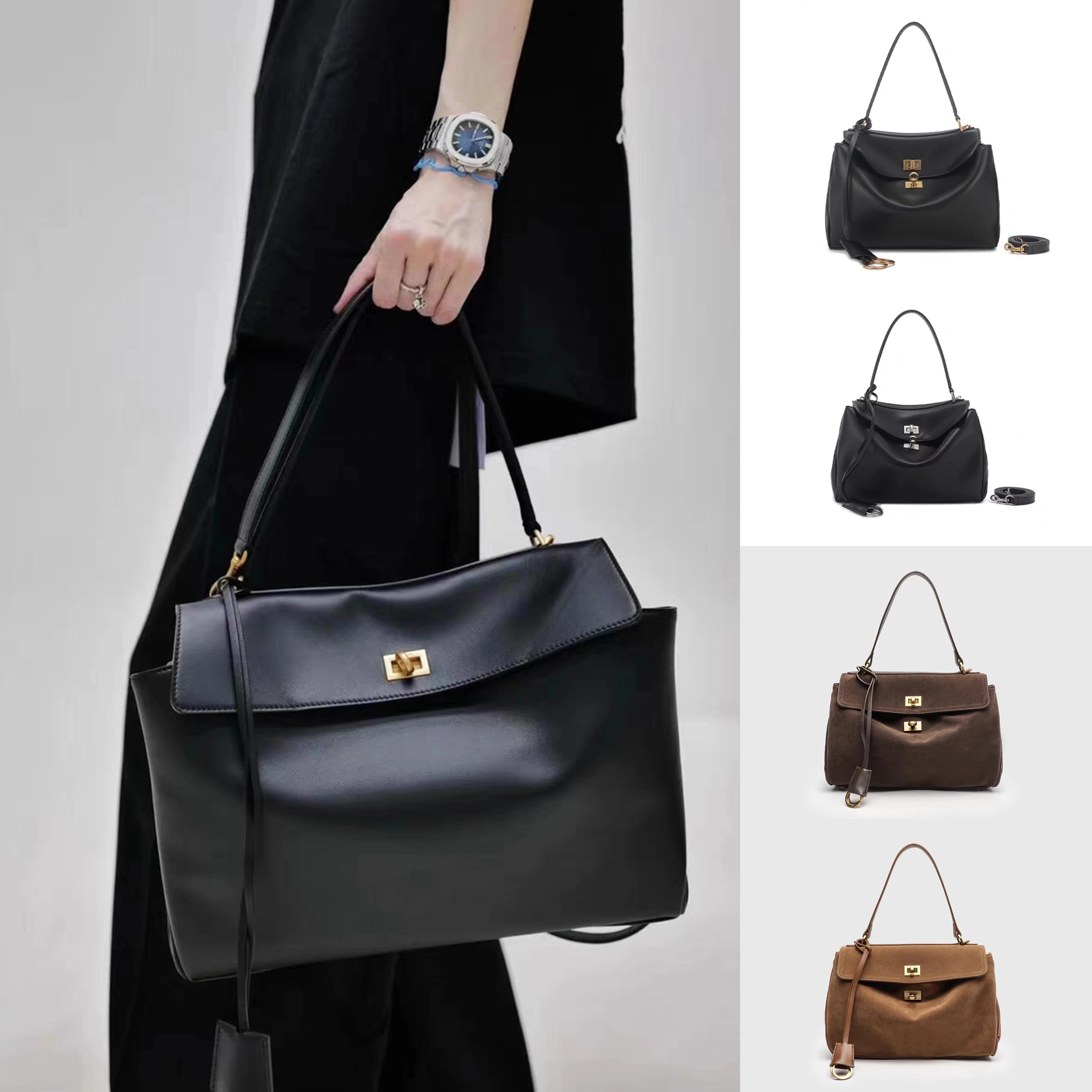 

Autumn and Winter Retro Niche Commuter Bags, Large-capacity Leather, High-end Textured Bags, Women's Fashion Haute Classics