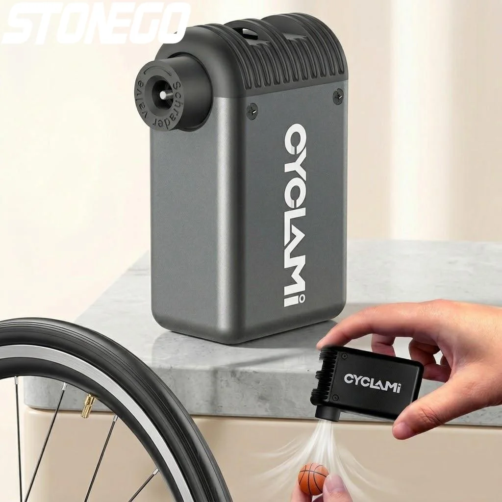 

Портативный электрический насос высокого давления для велосипедов, легкий мини-компрессор для всех типов велосипедов, аксессуары для велоспорта