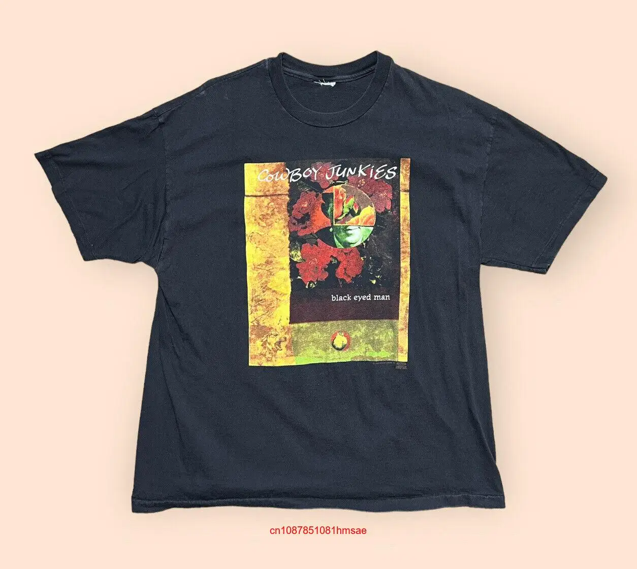 Винтажная футболка в ковбойском стиле с длинным или коротким рукавом, 1990s