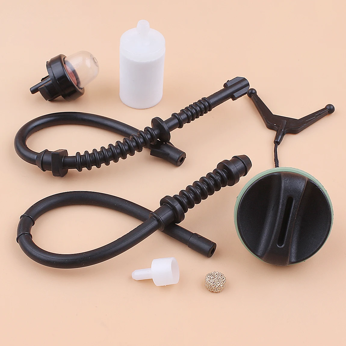 Linha de retorno gás combustível tampa do bulbo ventilação para husqvarna 445 445e 445e ii 450 450e 450 fazendeiro 135 135e 140 140e 142e 435 ferramentas jardim