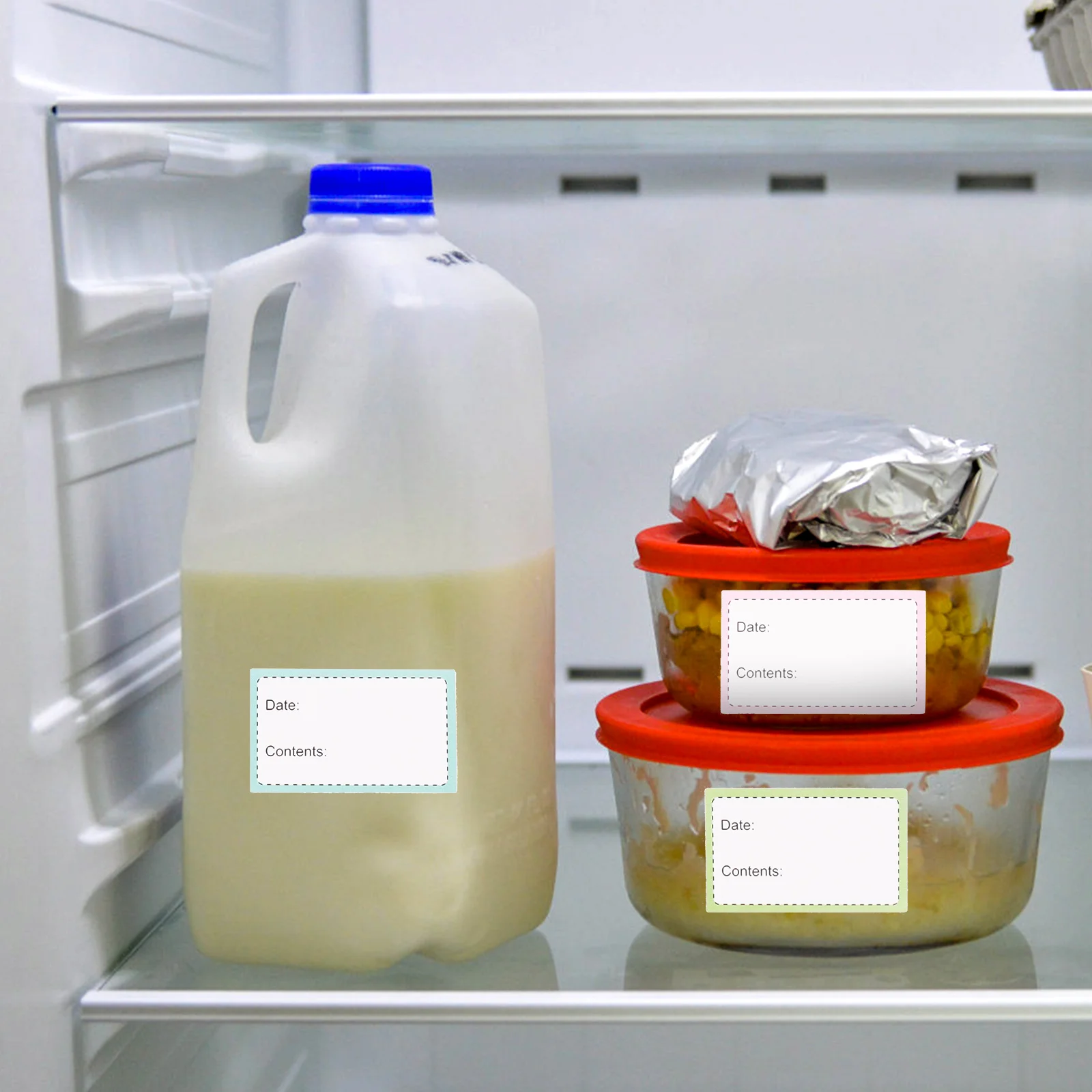 

5 рулонов этикеток с датами безопасности, наклейки для письма, декоративная бутылка, портативный контейнер для еды, офисный пустой H-пись, детский мульти-контейнер