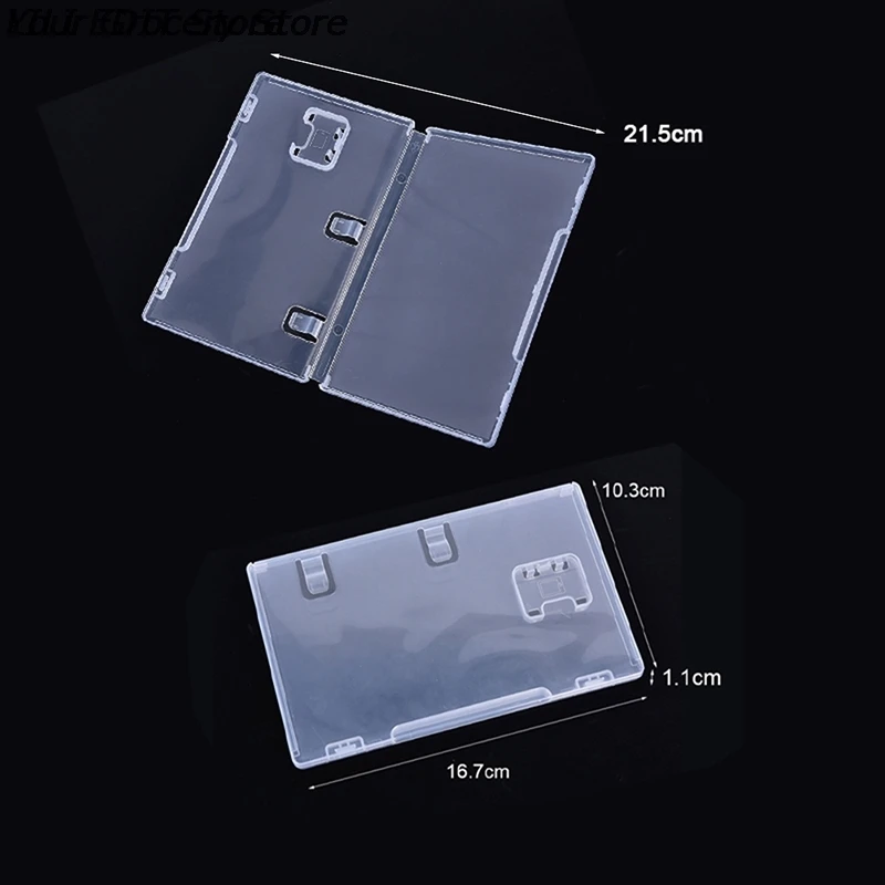 Game Card Storage Case Box Transparent Cartridge Holder Shell For Switch NS With Book Holder For Inserted Cover