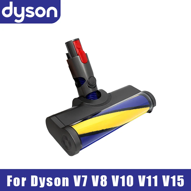 Cepillo de rodillo suave con luz LED verde para V7, V8, V10, V11, V15, ideal para parquet, azulejos y suelos duros