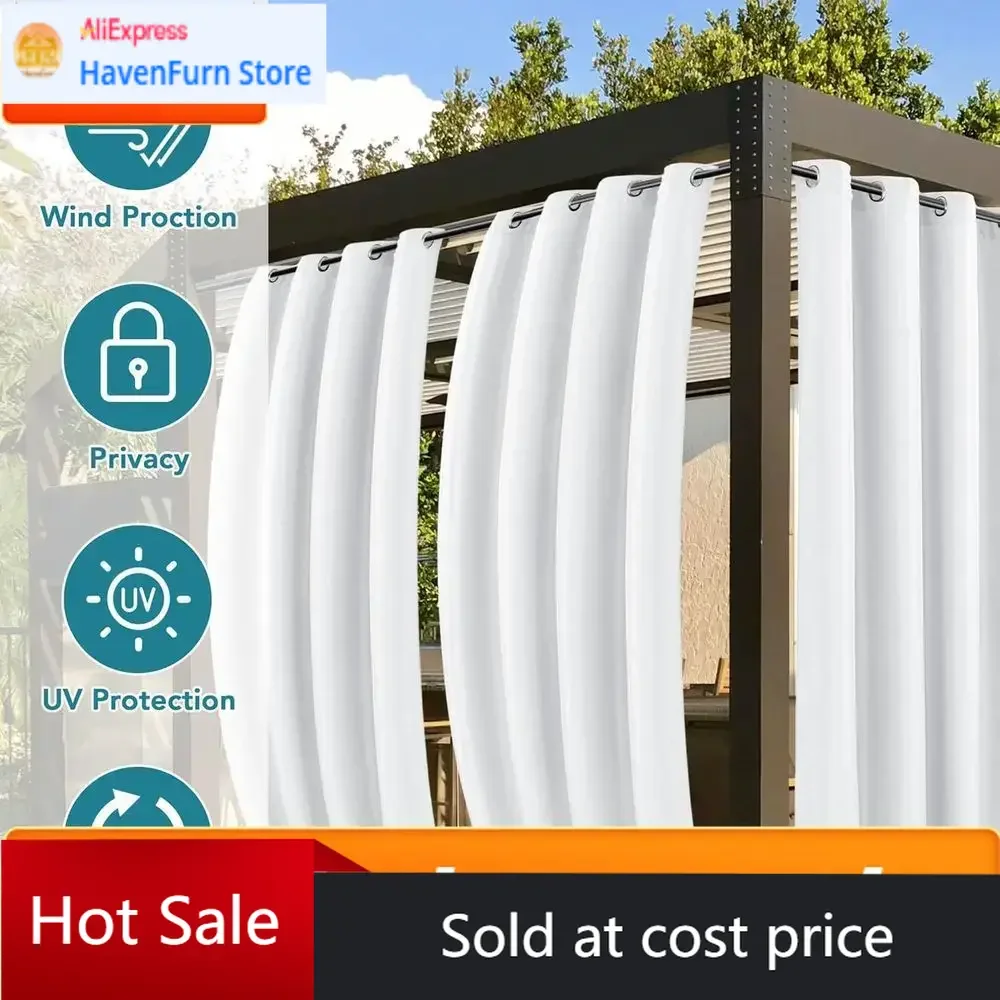 

Activity priceActivity limited-time pricePromotionPromotionAll-Weather Outdoor Privacy Curtains, 6 Panels, 54x95 Inches, White,