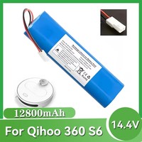 Brand new original high-capacity 14.4V 12800mAh lithium-ion Battery Pack for Qihoo 360 S6 Robot Vacuum Cleaner