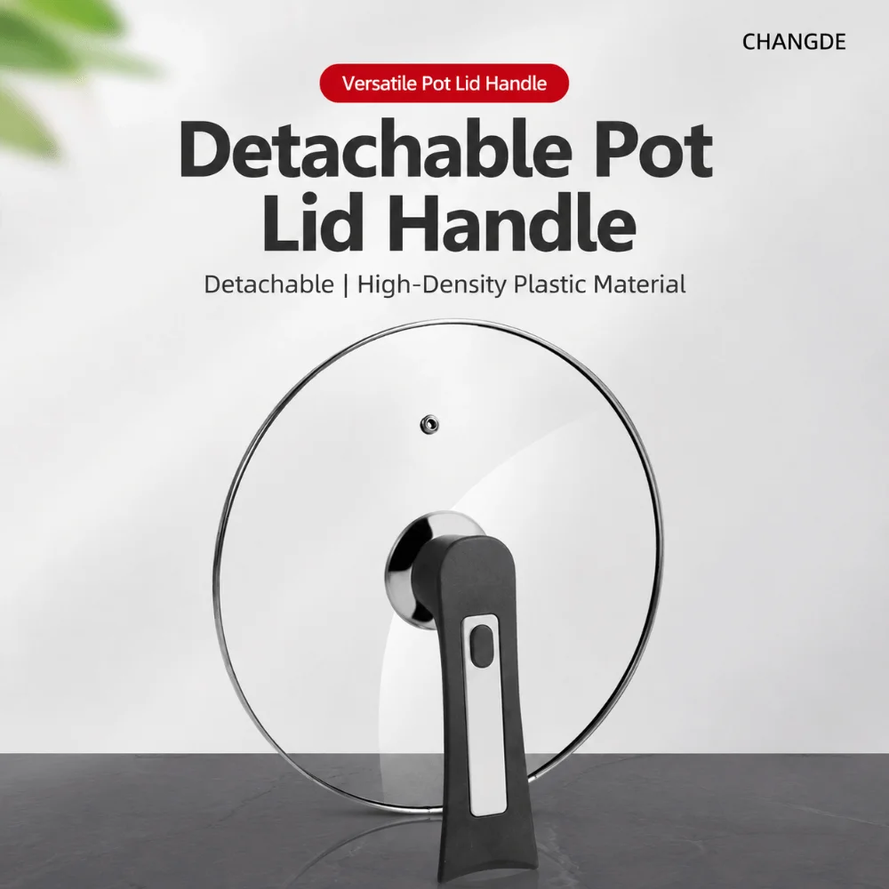Easy Install Standable Pot Lid Knob Heat Insulated Anti-scald Lid Grip Bakelite Made Universal Fit Glass Lid Top Wok Pot Lid
