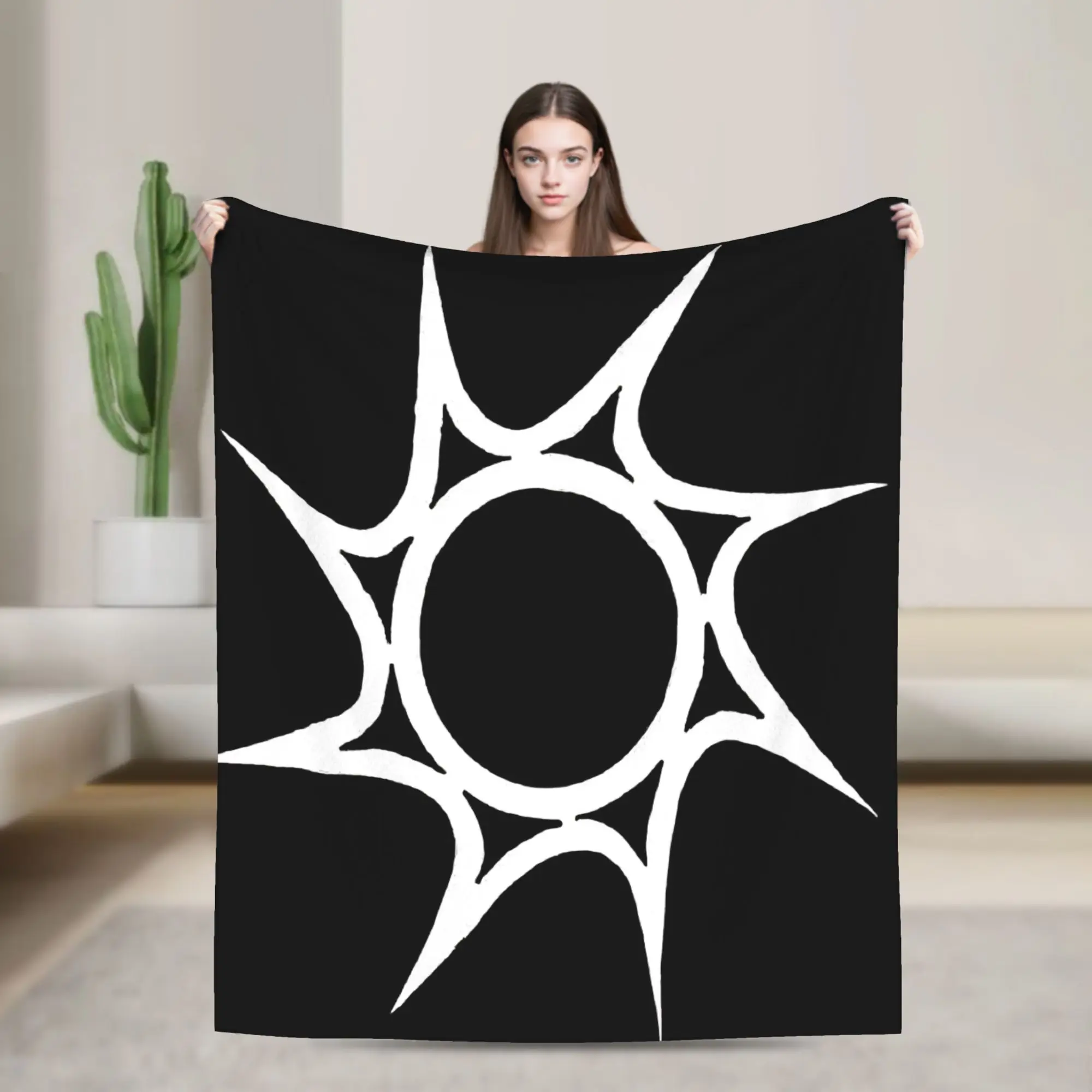 Bluudude Gubby Spawn Point Blanket Forsaken Game Warm Soft Plush Throw Blanket For Bedroom Travel Flannel Bedspread Bed Cover