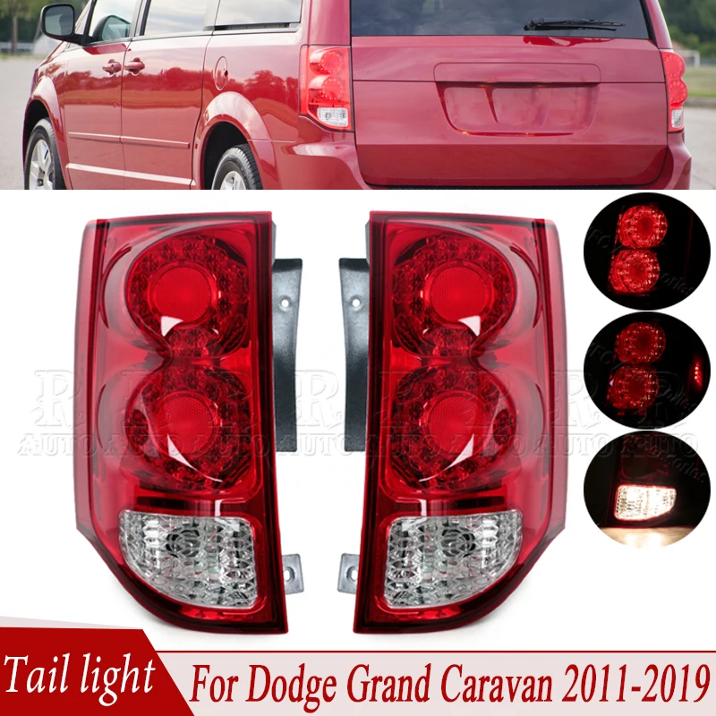 

LED Tail Light Assembly For Dodge Grand Caravan 2011-2019 Car Rear Turn Signal Light Stop Brake Lamp Daytime Running CH2801199