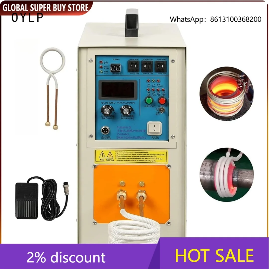 OYLP High Frequency Induction Heating Machine 15KW 30-100KHz Heat Melting Welding Quenching Annealing Brazing Metal Melting Furn