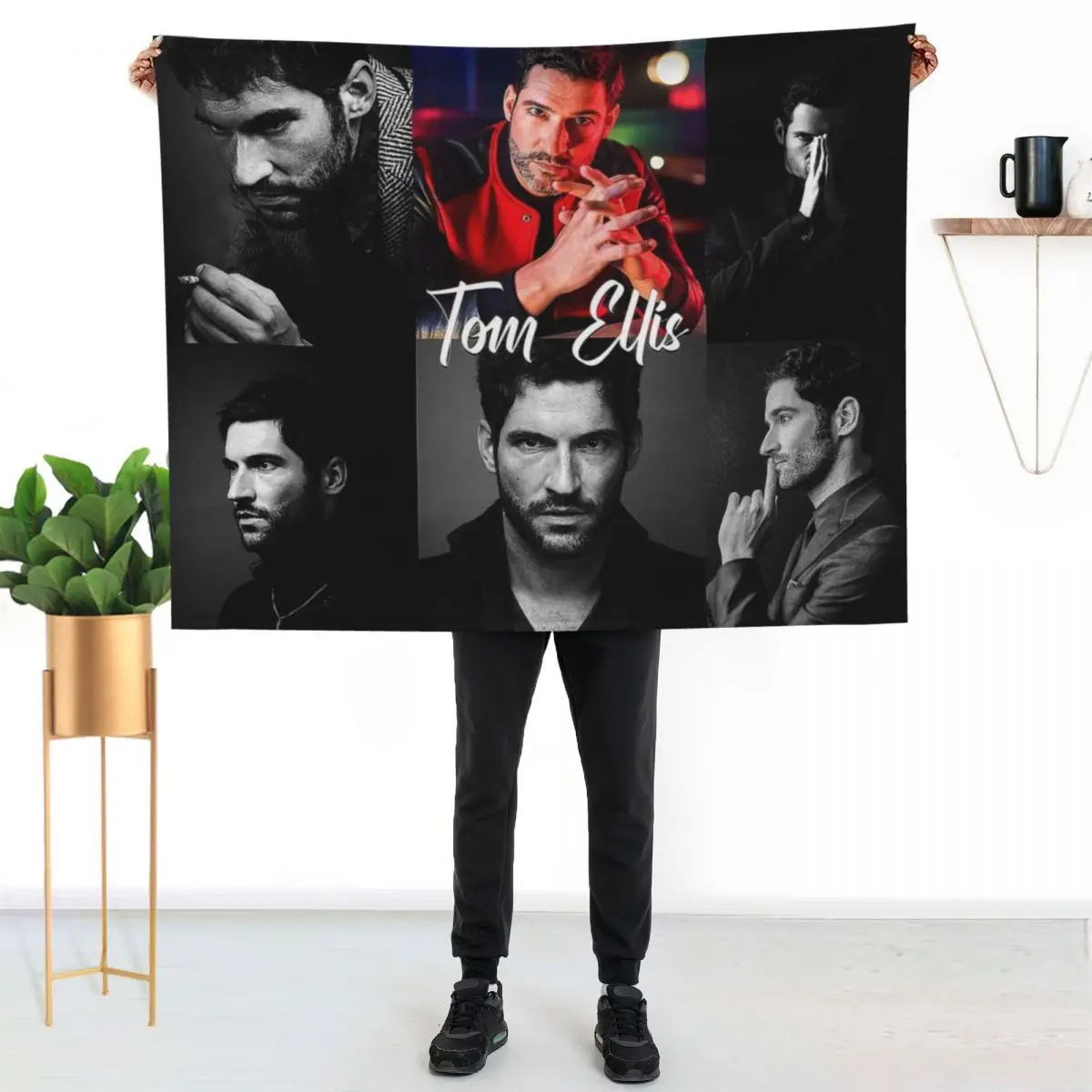 

Tom ellis Throw Blanket Outdoor Soft Blanket for Picnic Beach Camping