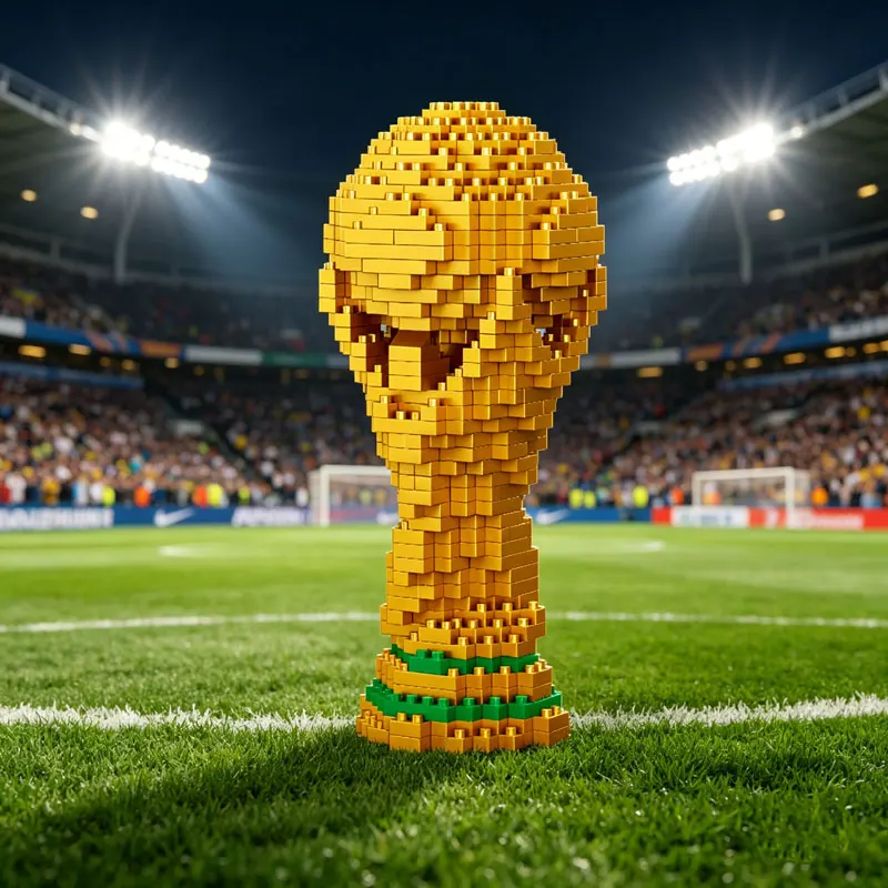 

Набор микро-конструкторов Soccer Passion — эффектное украшение для рабочего стола для любителей спорта, увлекательный набор для творчества и креативный подарок для детей.