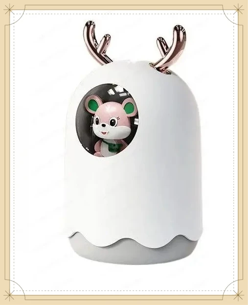 Cute Pet USB Humidifier, Portable Mini Mist Sprayer Aromatherapy Diffuser for Bedroom Office