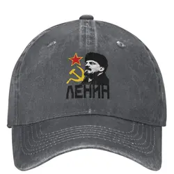 CCCP Russia LENIN Denim Baseball Cap Hunting Camping Hip Hop Hats Summer Women Men Classic Designer Baseball Caps
