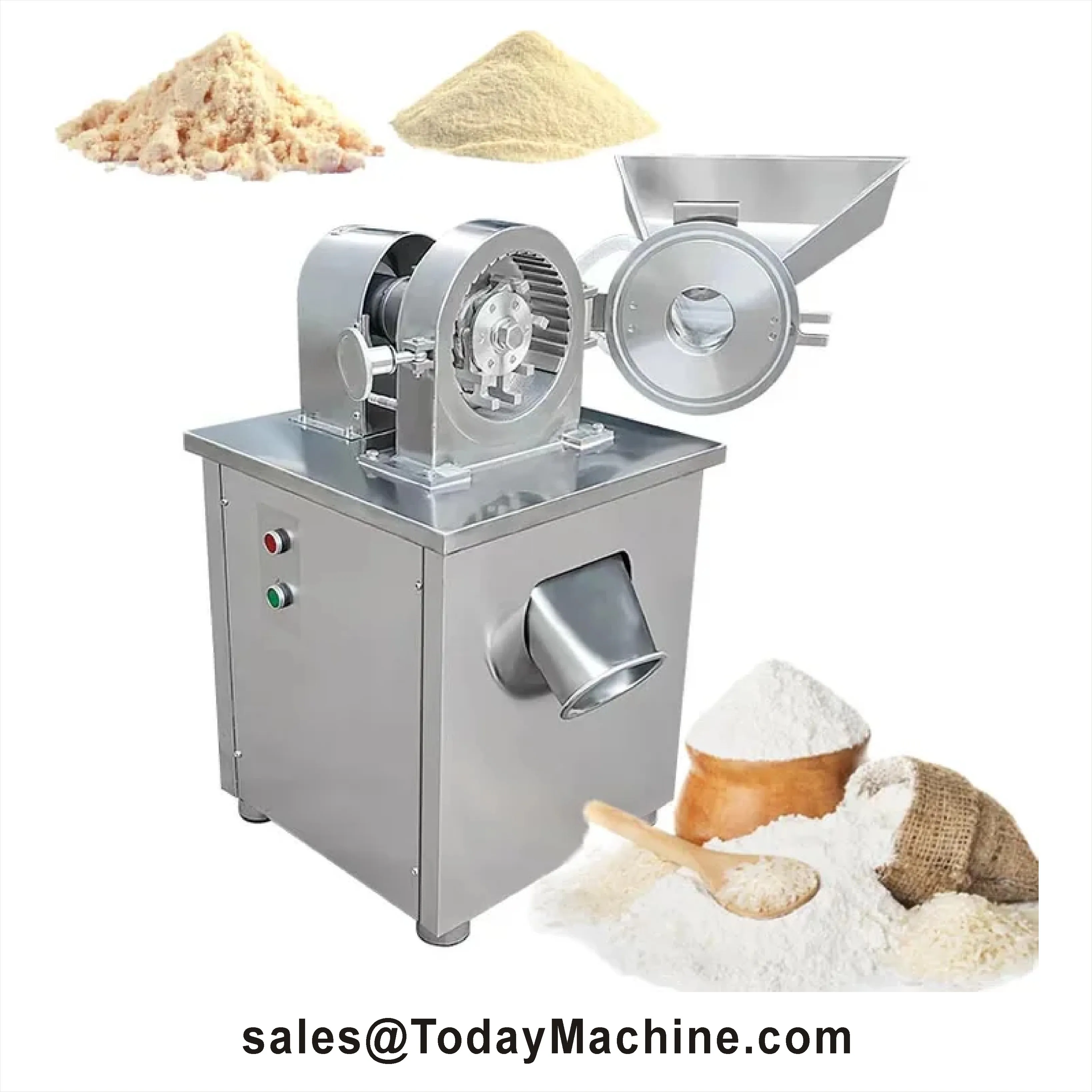 Powder Grinder Machine for Food Processing Baby Powder Spices with Engine Motor Core Components