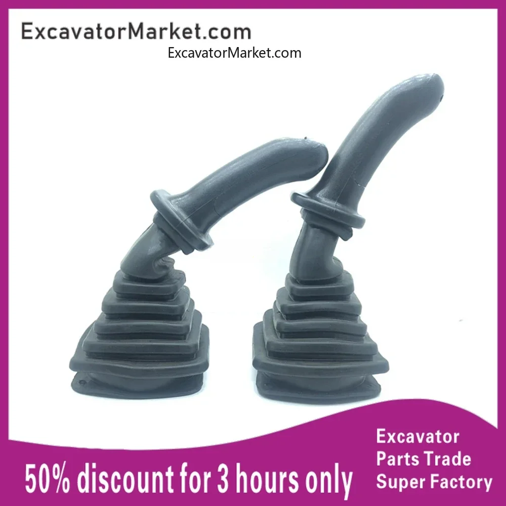 For excavator For DOOSAN DH60 / 215/220/225 / 300-7-9 DX DAEWOO Handle rubber key control lever handle joystick-set  accessories