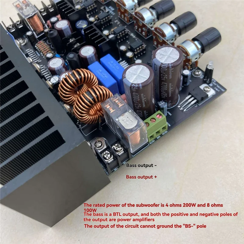 Цифровой усилитель, 2,1-канальный HIFI, плата усилителя мощности TDA7294/3 TDA7293/4, выход BTL сабвуфера