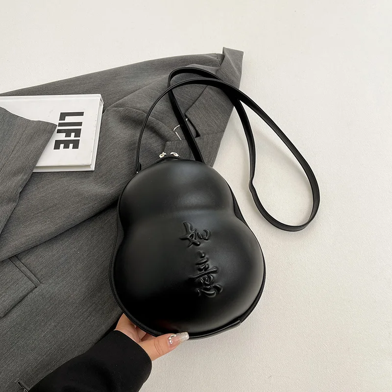 

New Personality RuYi Gourd Shape Shoulder Crossbody Bags For Women High Quality Handbags Purse Ladies Funny Cute Packs Girls