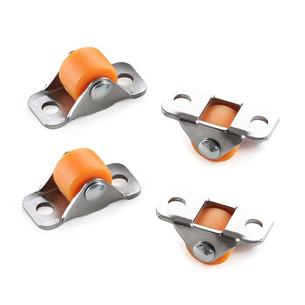 Pastable Self Adhesive Rotation Pulley Furniture Hardware Furniture Casters Tray Caster Base Roller Straight Wheel