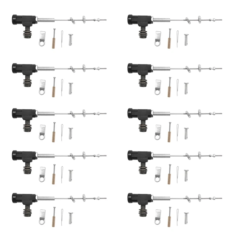 

10X мотоциклетная гидравлическая муфта главный цилиндр стержень тормозной насос M10 X 1,25 мм алюминий черный