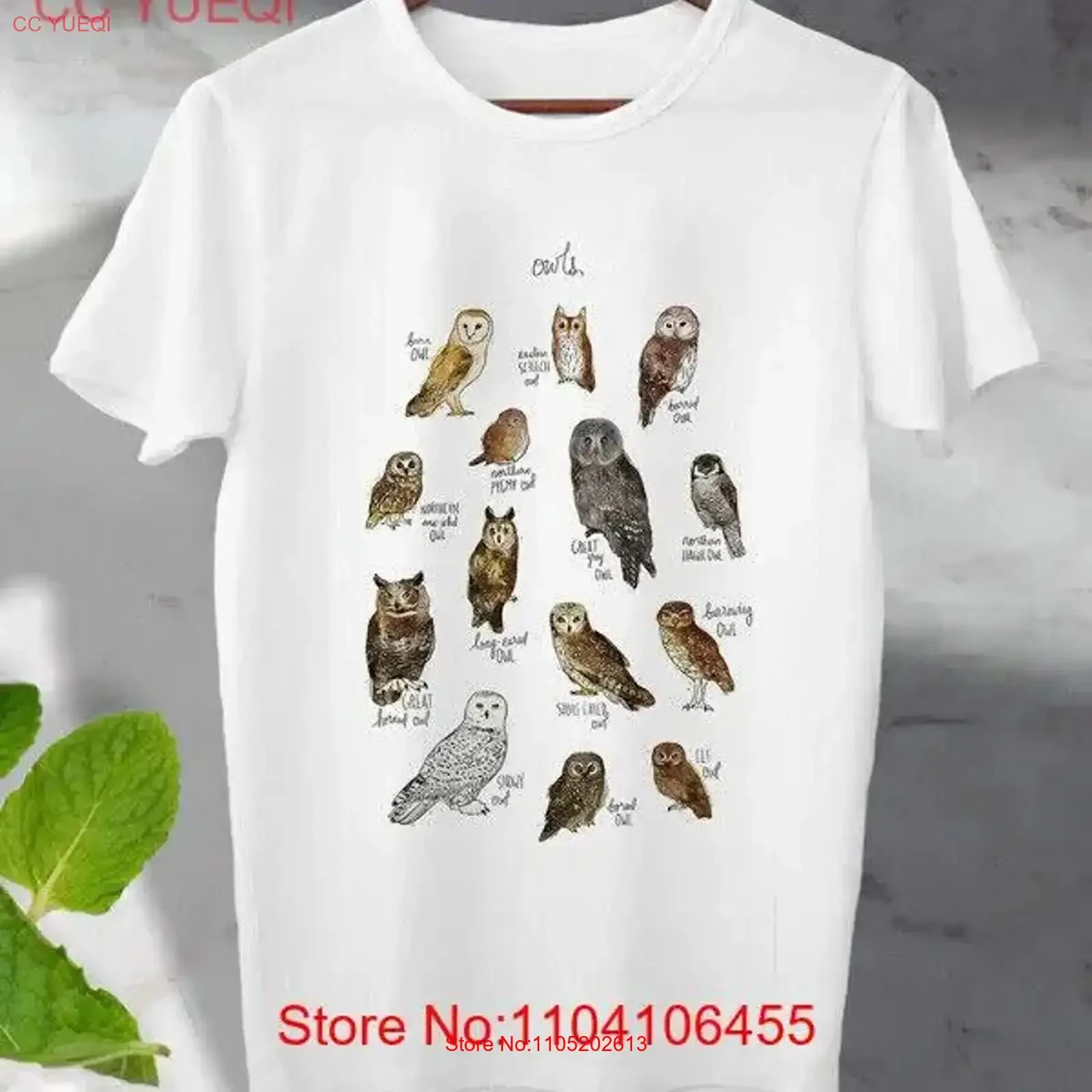 

Owl Birds Nature T Shirt Vintage Look Lover Men's Ladies Top vintage Washed Soft Slightly Unisex designer clothes fashion