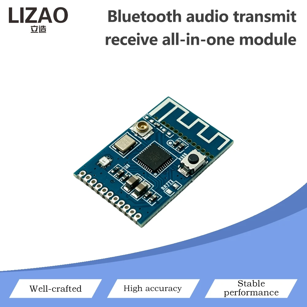 Image of KCX_BT_EMITTER Bluetooth-Audio-Sende- und Empfangsmodul All-In-One Drahtloses Stereo-Soundboard Dual-Mode-Transceiver für Audio