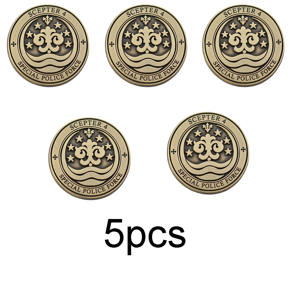 Anime K Project Brosche Scepter 4 Spezialpolizeidienst Metall-Abzeichen Cosplay-Kostüm-Zubehör Tokyo Legal Affairs Bureau Anstecknadel – Detail 10