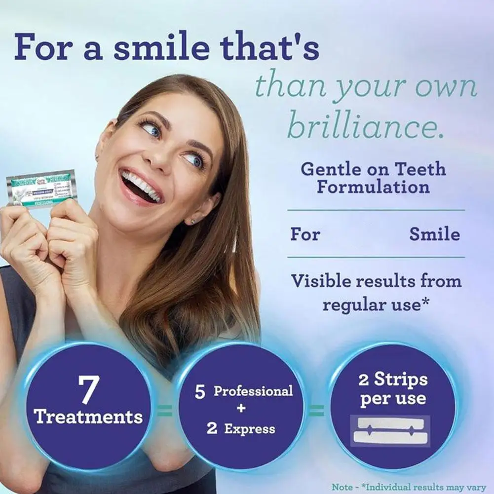 Mint Coconut Flavored Teeth Care Whitening Patch Remove Yellow Plaque Brighten Teeth Refresh Breath Gently Cares for Gums