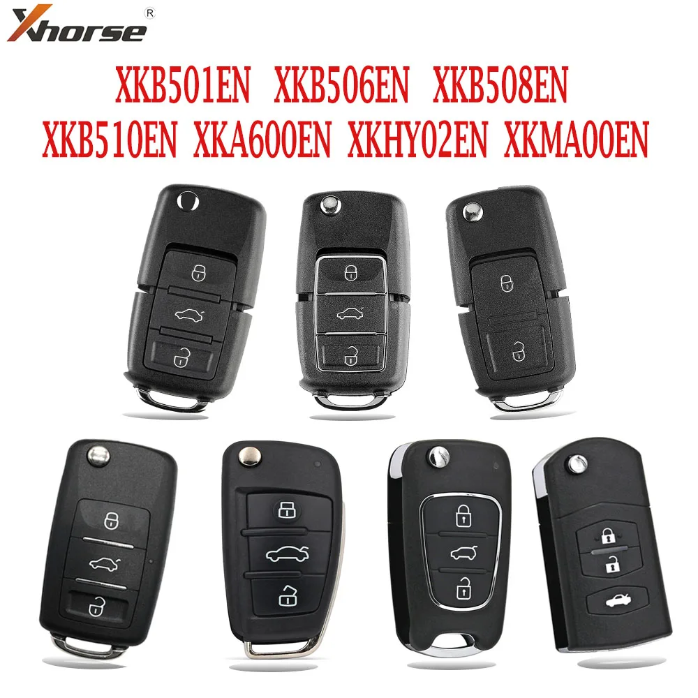 

5Pcs/lot Xhorse XKB501EN XKB506EN XKB508EN XKB510EN XKA600EN XKHY02EN XKMA00EN VVDI XK Series Wired Remote for VVDI2