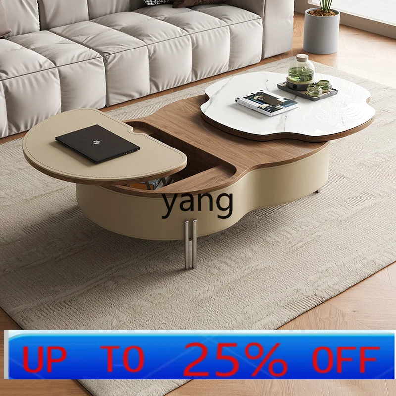 LTT lift coffee table living room home light luxury high-end small apartment creative high-end sense
