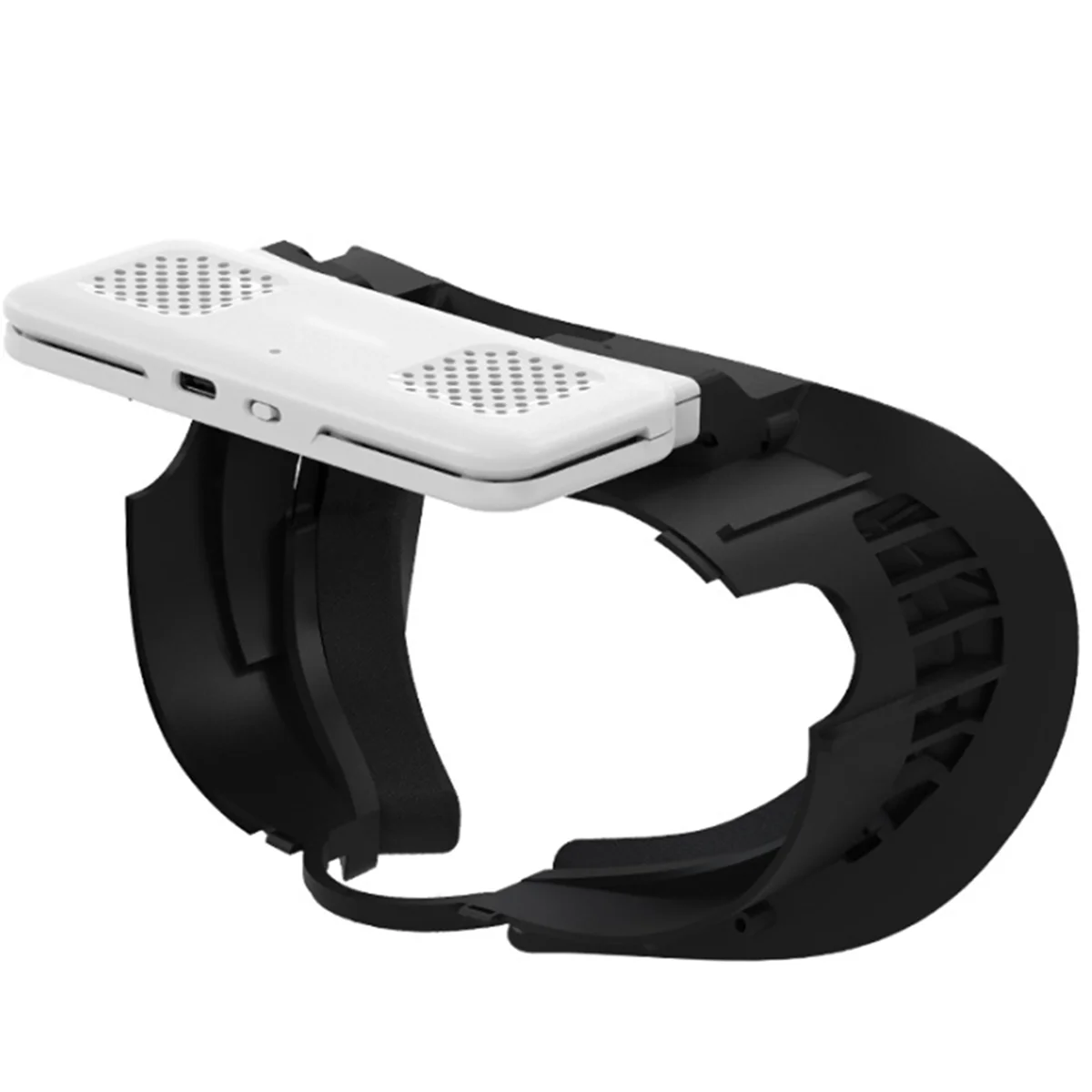 

For Quest3 Fan Mask Widened Sweat-Proof Heat Dissipation Breathable Comfortable VR Gl es Ice Silk Mask