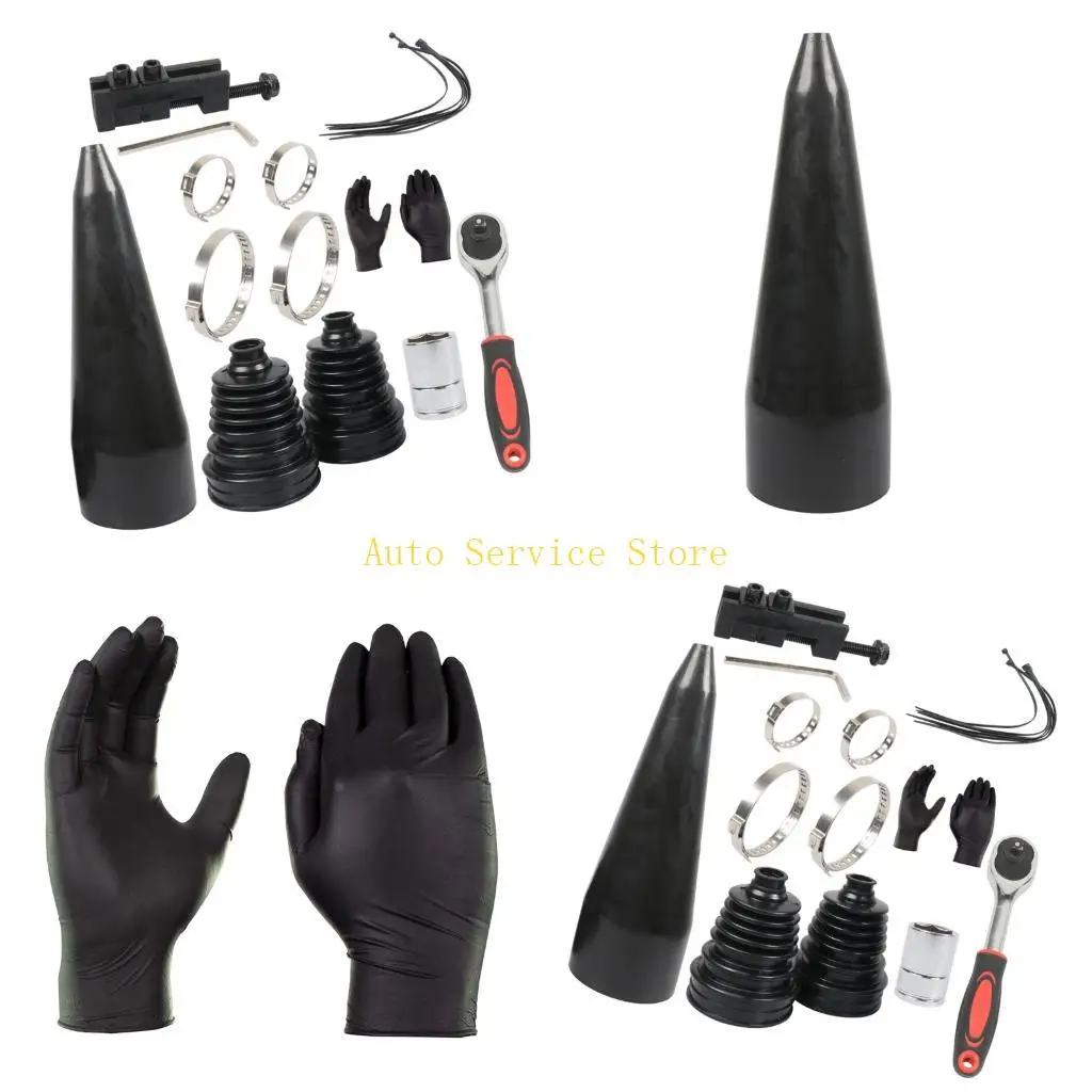 

462A Pack Of 1 Universal Joint Cover Set With Silicone Dust protects And Metal Fasteners