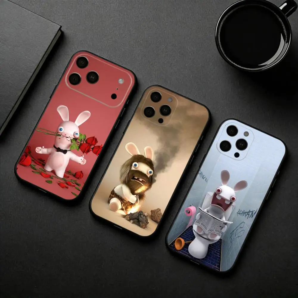 

R-Rayman Raving-G R-Rabbids Phone Case For iPhone 17pro, 16,15,14,13,12,11 X XR Plus,Others Soft Black Cover
